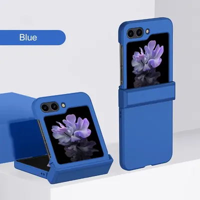 Für Samsung Galaxy Z Flip 7 6 5 4 3 Flip5 5G 2025 Hülle mit Scharnierschutz HartplastikDünne Schutzhülle Flip Cases Handyhülle