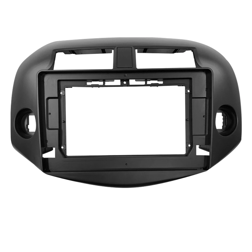 2 din 10,1 Zoll Auto rahmen Audio Dash Trim Kits Panel für Toyota Rav4 2014-2017 Doppel-Radio-Player