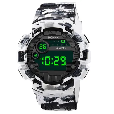 Luxus Sport uhr Herren Digital LED Uhr Datum Sport Männer Outdoor elektronische Uhr relogio
