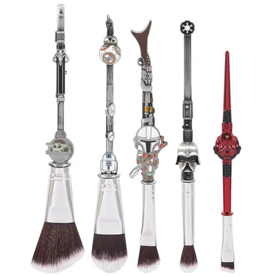 5 teile/satz Star Wars Make-up Pinsel bb8 Roboter Yoda Baby Make-up Pinsel Raumschiff Modell Geschenk profession elle Make-up Tool-Set