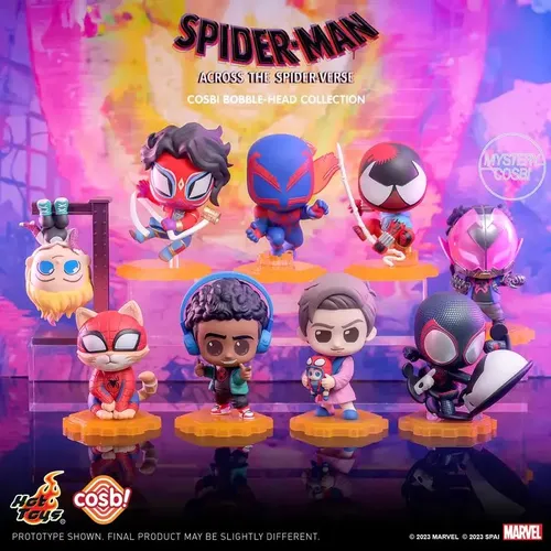 Heißes Spielzeug Spider Man über die Spinne Vers Ver.2 Serie Blind Box Mini Figuren Spiderman Cosbi