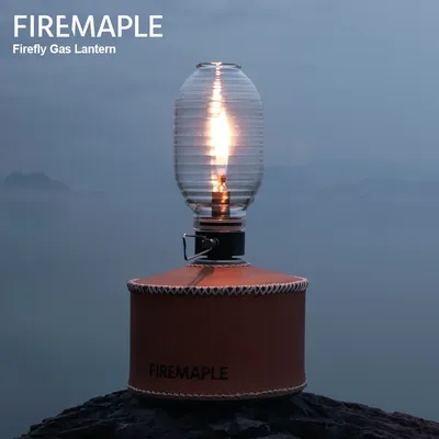 Feuer-Ahorn Glühwürmchen Camping Gas laterne einstellbare Leuchtdichte Camping lampe keine Mäntel benötigt Outdoor-Umgebungs licht Gas lampen