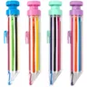 8 in 1 Buntstift Stifte 8 in 1 mehrfarbige Buntstifte Stifte transparentes Fass Öl Pastell Buntstift
