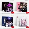Kpop Album HD nero e rosa nato cartoline fotografiche rosa JISOO JENNIE LISA ROSE set di Album