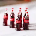 5PCS Mini Cola Soft Drink Bottle Scale Model Ornament bevanda in miniatura bottiglia di coca Cola