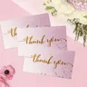 Biglietti di ringraziamento da 50 pezzi note di ringraziamento adatte per biglietti regalo di nozze