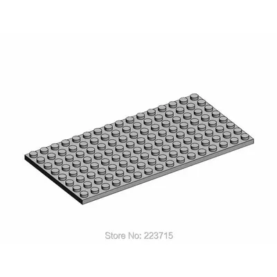 * Platte 8x16*92438 5pcsDIY erleuchten block ziegel teil Keine., Kompatibel Mit Anderen Baut Partikel Image