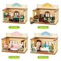 Wald Familie Puppen häuser simuliert Bad Anzug Möbel Spielzeug Miniaturen Wohnzimmer Anzug einst