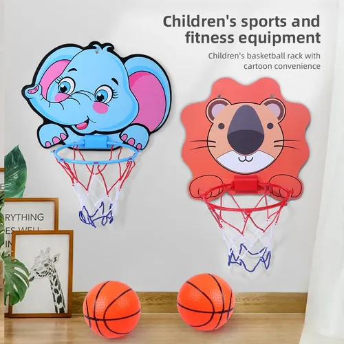 Kinder Sport Spielzeug Basketball Bälle Spielzeug für Jungen Mädchen Wand Typ Faltbare Basketball