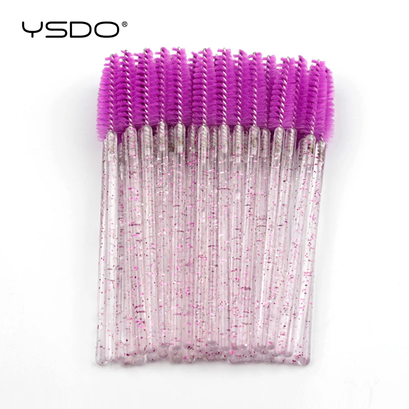 50PCS Einweg Kristall Wimpern Pinsel Mascara Wands Applikator Diamant Wimpern Pinsel Falsche Wimpern Verlängerung Make-Up-Tools Image
