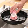 Küchen wasch topf Geschirr bürste Flüssig seifensp ender Hand reinigungs bürsten Wäscher Haushalts