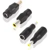 DC-Netzstecker-Adapter, 2 Stück, DC 8 mm Stecker auf DC 5,5 mm x 2,1 mm Buchse und 2 Stück DC 5,5 mm x 2,1 mm Stecker auf DC 8 mm Buchse, 4-P