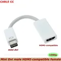 Cavo HD Mini DVI maschio a femmina compatibile HDMI Convertitore adattatore video per monitor Kable