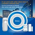 433MHz drahtlose Innen sirene Sound Sirene Lautsprecher arbeiten mit Alarm Host Polizei Sirenen GSM