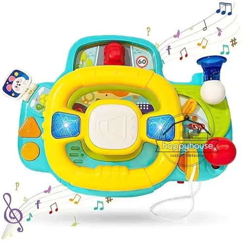 Baby lenkrad für Autos itz Spielzeug Lenkrad mit Musik Flip Up Spiegel Krippe Autos itz Spielzeug