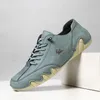 Herrenschuhe Sommer Plus Size Freizeitschuhe Mode Low-Top weicher Boden atmungsaktive Komfortschuhe Herrenmode Sport Lederschuh
