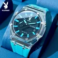 Playboy Uhr Männer Top Marke Luxus Sport wasserdichte elektronische Herren uhren Gummiband lässig