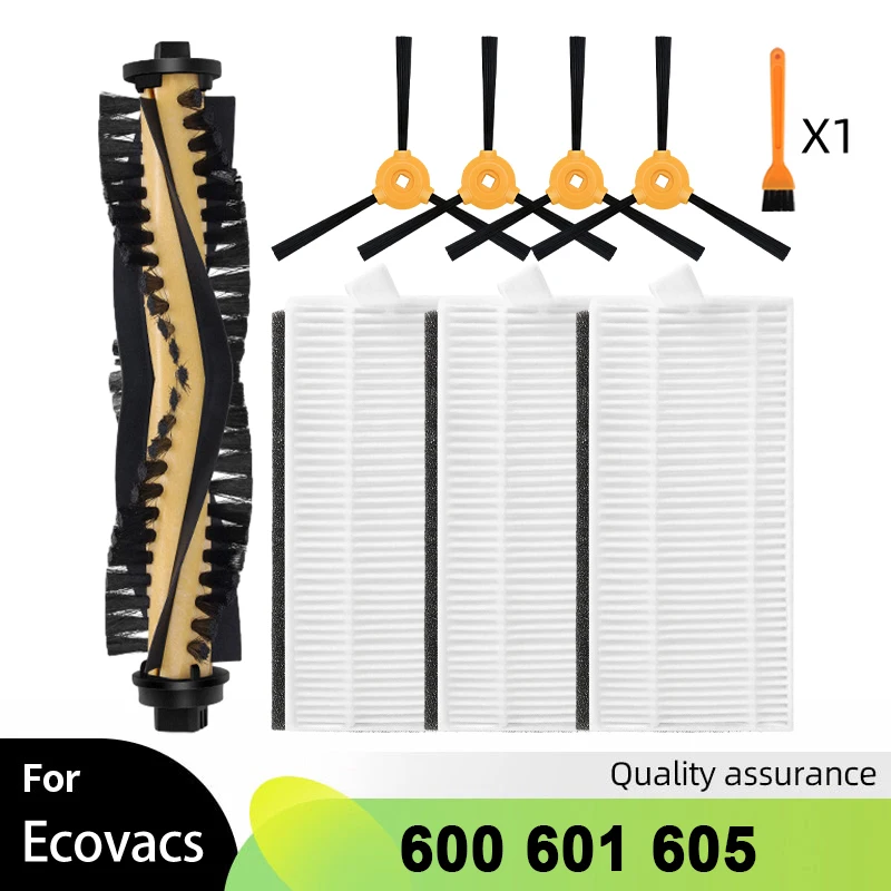 Für Ecovacs DEEBOT 600 601 605 Yeedi K600 / K700 Roboter Staubsauger Ersatzteile Roller Hauptseite Pinsel Hepa-Filter Zubehör Image