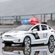 1:32 Tesla Modell X Legierung Polizei Auto Modell Diecast Metall Simulation Spielzeug Fahrzeuge Auto