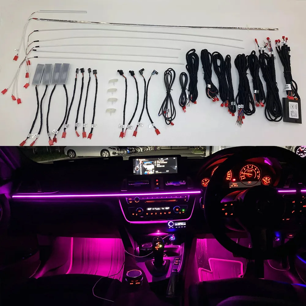 Passend für Bmw 3er F30 f31 GT/4er 2014–2019 F32 F33 F34 F36 Umgebungslicht, dekorative Atmosphäre durch zentrale LED-Leiste Image