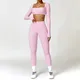 Tuta da donna Yoga Set 2 pezzi abbigliamento sportivo abbigliamento da allenamento abbigliamento