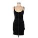 Forever 21 Casual Dress - Party Scoop Neck Sleeveless: Black Print Dresses - Women's Size Medium