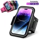 Borsa da braccio per telefono cellulare da corsa sportiva Borsa per cellulare da esterno Borsa da polso per manica da braccio per telefono cellulare con fascia da braccio unisex impermeabile