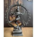 Tanzende Shiva Figur Indonesien Nataraja Bronze Skulptur indische Dancing Shiva Hinduismus Asiatika hinduistische Kunst 35cm groß & filigran