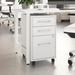 Bush Business Furniture Hustle 16" Wide 3 -Drawer Mobile File Cabinet Wood in White | 27.4 H x 15.7 W x 19.7 D in | Wayfair HUF116WH