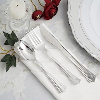 Disposable Hard Plastic Silverware Set