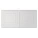 HOMEIBRO Ready To Assemble Wall Cabinet Style 2-Door in Gray | 15 H x 30 W x 12 D in | Wayfair SD-W3015-LC