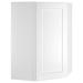 HOMEIBRO Wall Diagonal Corner Cabinet in White | 36 H x 24 W x 24 D in | Wayfair SW-DCW2436-LC
