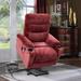 Electric Power Lift Recliner Chair with Massage and Heating, High-end Quality Cloth Power Massage Reclining Chair for Elderly