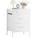 Nightstand, Small Dresser, Bedside Furniture 13.78"D x 18.5"W x 25"H