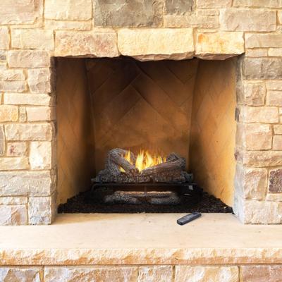 Pleasant Hearth 30" Valley Oak Vent Free Gas Log Set 33,000 BTU's