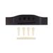 4-String Rosewood Saddle Through Acoustic Guitar Bridge Guitar Saddle Slotted Bridge Endpins for Folk Classical Acoustic Guitar Replacement Parts (GO305)