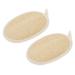 Loofah Bath Ball Sponge Pouf Exfoliating Pad Scrubber for Body Spa Towels Facial Men Exfoliator Man 2 Pcs