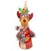 Christmas Standing Plush Pendant Toy Soft Comfortable Stuffed Toy for Christmas Party Room Decoration Elk
