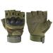 Uxcell Men s Outdoor Fingerless Gloves Half Finger Gloves Breathable Workout Gloves Green M