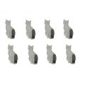 Dgankt Home Essentials Cute Pet Shaped Hooks No Perforated Hooks With Adhesive Hooks For Home Decoration Home Essentials