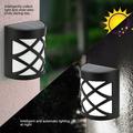 Heaveant Solar Wall Light 6LED Solar Garden Lights Waterproof Solar Power Wall Lamps for Outdoor Garden Courtyard Stairs Decoration