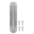 Anti-Rust Stainless Steel Pull and Push Plate Door Access Door Pull Handle Brushed with Screws Corrosion-Resistant(Oval)