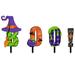 4Pcs Halloween Yard Decoration Cartoon Halloween Garden Stake Acrylic Halloween Decor Halloween Prop