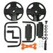 ZPSHYD Hose Reel Garden Hose Reel ABS Hose Reel Water Pipe Storage Rack ABS Single Arm Tool for Garden Car Washing Watering