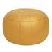 Thgonwid Faux Suede Indoor Poufs 21.7 x 13.7 Yellow