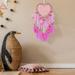 HGWXX7 Dream Wind Chimes Colorful Feathers Dream Wind Chimes Home Room Wall Decoration Outdoor Wind Chimes Festival Celebration Room Decor Hot Pink