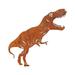 Apmemiss Clearance Metal Dinosaur Garden Decoration Animal Garden Stakes Yard Art Dinosaur Garden Raptor Metal Garden Statues Garden Patio Living Room Home Floor Lawn Outdoor Decoration