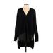 Twin-Set Simona Barbieri Cardigan Sweater: Black Sweaters & Sweatshirts - Women's Size Large