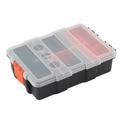 Dekaim Components Storage Box Two-layer Plastic Heavy-duty Components Storage Box Case Organizer Small Parts Tool Box