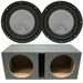 Harmony Audio HA-A102 10 800W Car Audio Subwoofers and Vented Sub Box Enclosure